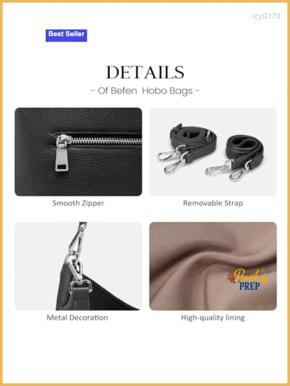 Genuine Leather Hobo Bag Women Antitheft Crossbody RFID Purse